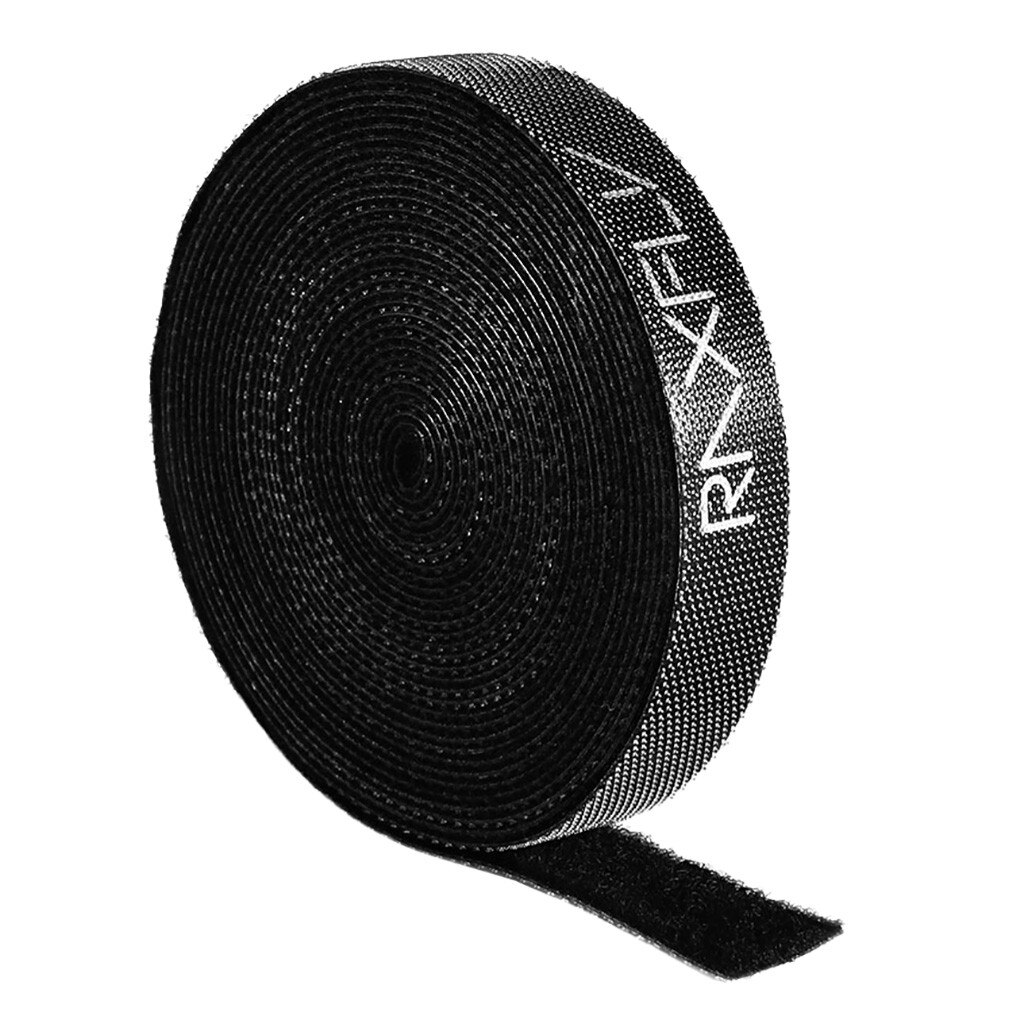 3M Raxfly Ultra Thin Micro Soft Nylon Hook Buckled bandage Loop Fastener Magic Tape Clip Holder Cable Ties Strap: 5m