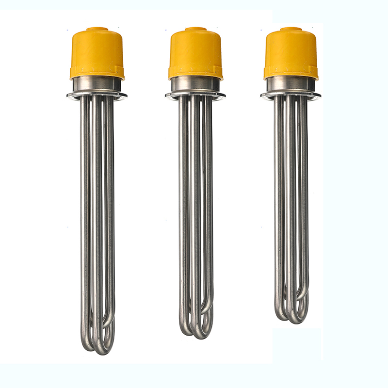 XNEMON 1PC 220V Tri-clamp 2 OD64 Heizung SS304 Elektrische Wasser Heizung Heizung Element 260mm/ 280mm/300mm 3,0 kW/4.5kW/6kW: 3.0kW