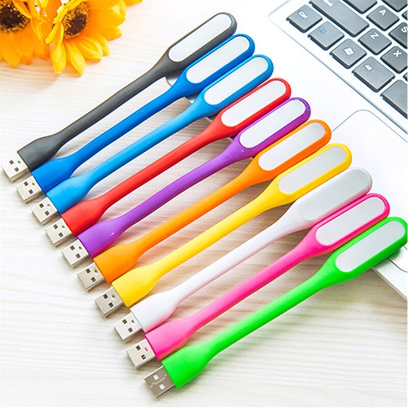 mini USB LED book light summer flexible foldable USB LED light mobile power computer notebook