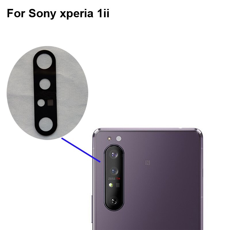 Voor Sony Xperia 1ii Back Rear Camera Glas Lens Test Goed Voor Sony Xperia 1 Ii Vervangende Onderdelen XQ-AT72