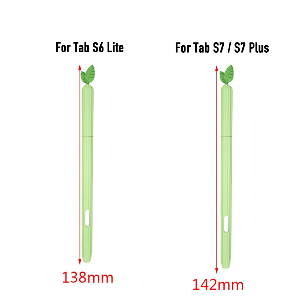 For Samsung Galaxy Tab S6 Lite Sleeve Skin Cover Cute Silicone ProtectivePencil Pen Case For Tablet Tab S7 / S7 Plus S6Lite S