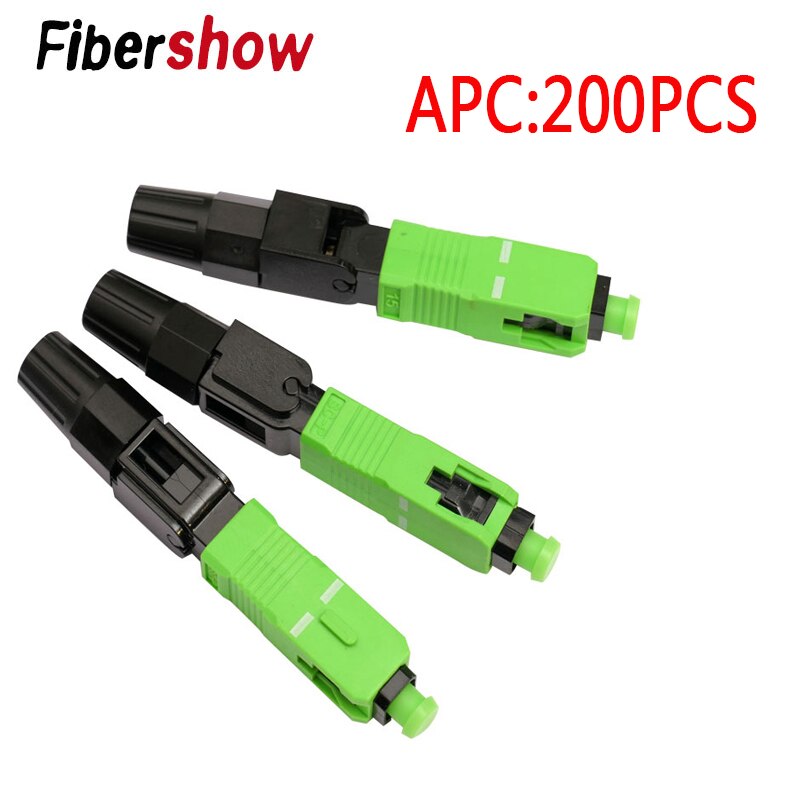 FTTH eingebettet Fiber Optik Schnelle Stecker SC APC Single Fiber Optik Adapter SC UPC Kalten Verbindung Schnell Feld Montage