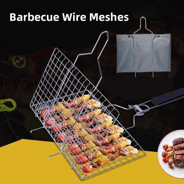 Hamburger Barbecue Gazen Bbq Netto Clip Vlees Vissen Outdoor Barbecue Gereedschap Keuken Accessoires