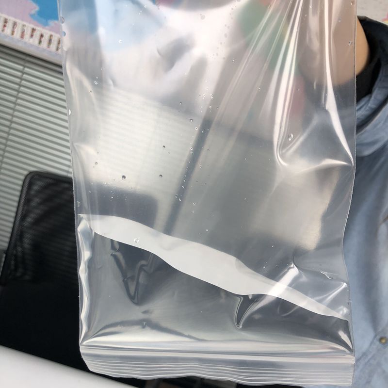 Tyk gennemsigtig lynlås ziplock poser madpakke opbevaringstaske lynlås plast små smykker genlukkelige lynlås poser tykkelse 0.12mm