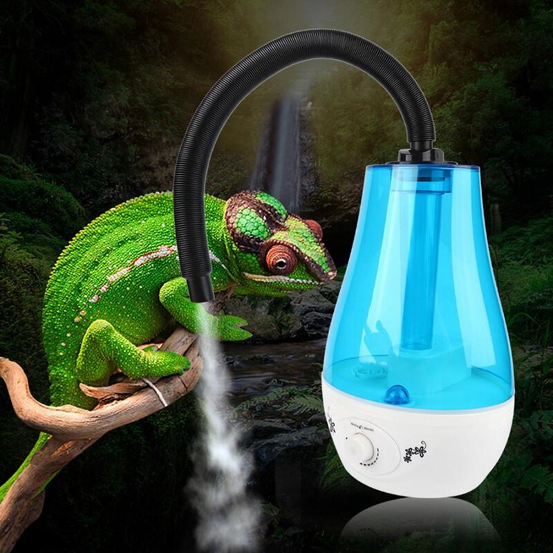 3L Amphibians and Reptile Humidifier Reptile Fogger Extension Tube for Terrarium
