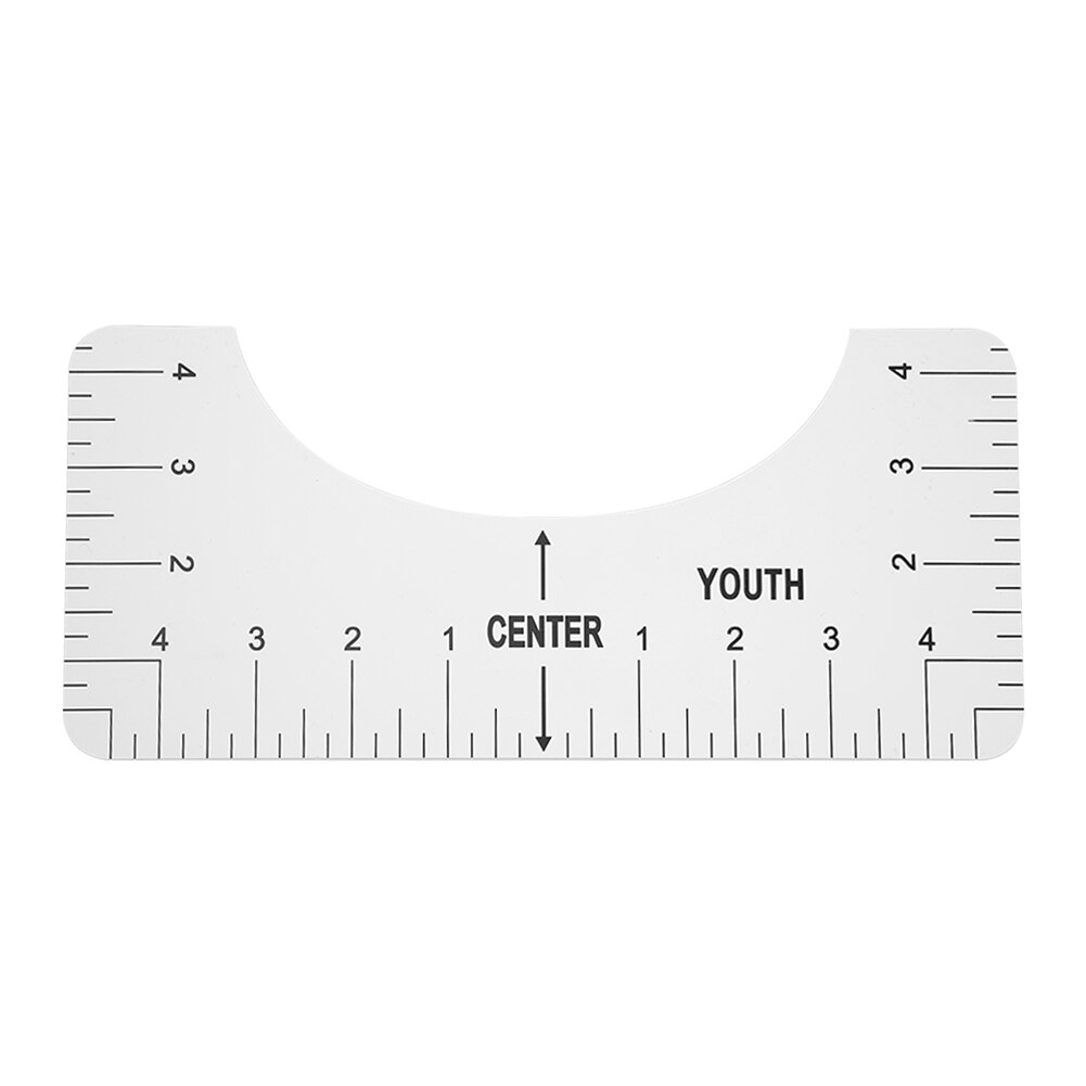 4PCS T Shirt Guide Ruler with Size Chart Sewing Centering Alignment Drawing Template Craft Tool Set Sewing Accessory: 10X 4.5inch