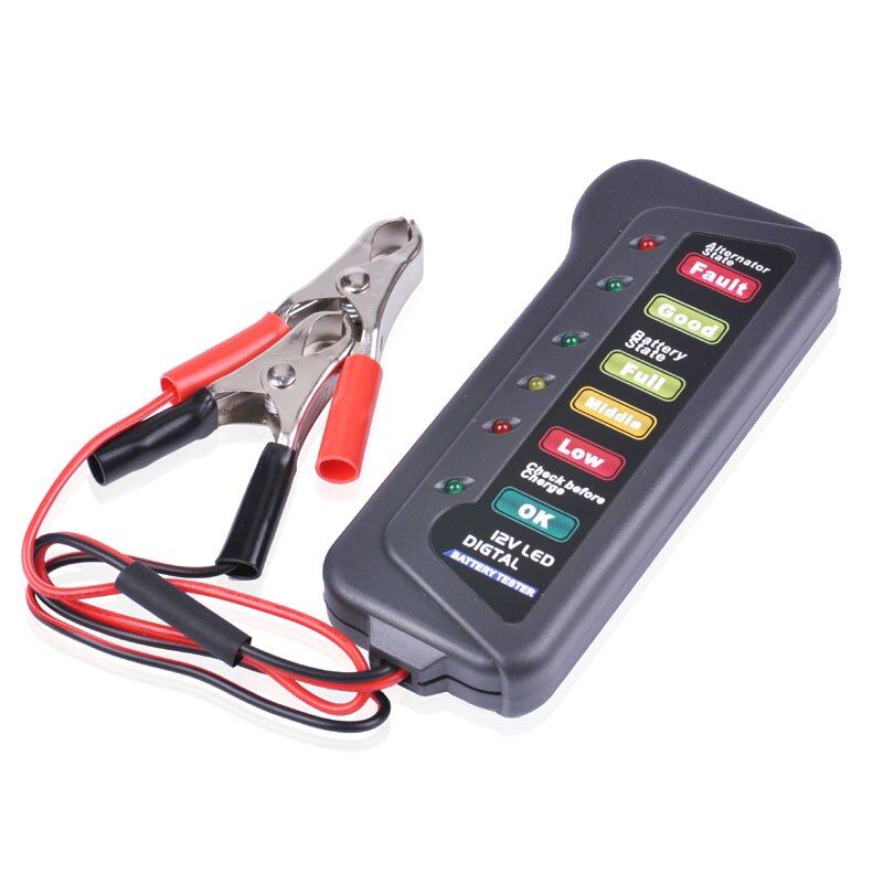 LED Battery Gauge Battery Indicator Tester 12V for CAR Motorcycle ATV snowmobile marine golf carts Vehicle battery BI007