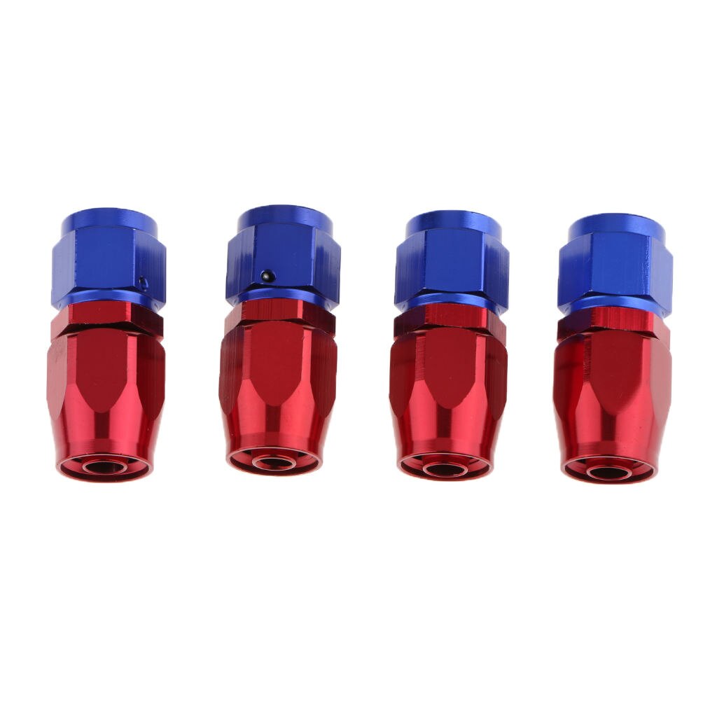 10Ft Nylon Braided Fuel Line with AN8 Hose End Aluminum Fittings Kit