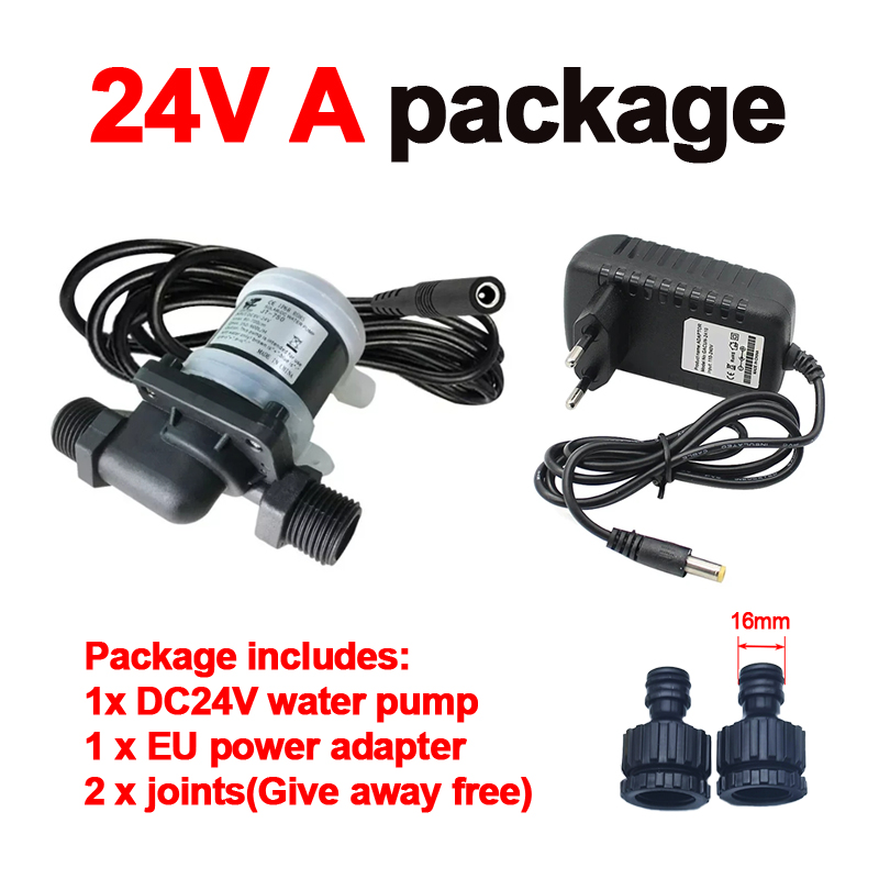 JT-750D4-12 DC 24DC einstellbare Zirkulations-Boost-Wasserpumpe 24 V -40 ℃ ~100 ℃ GB: 24V