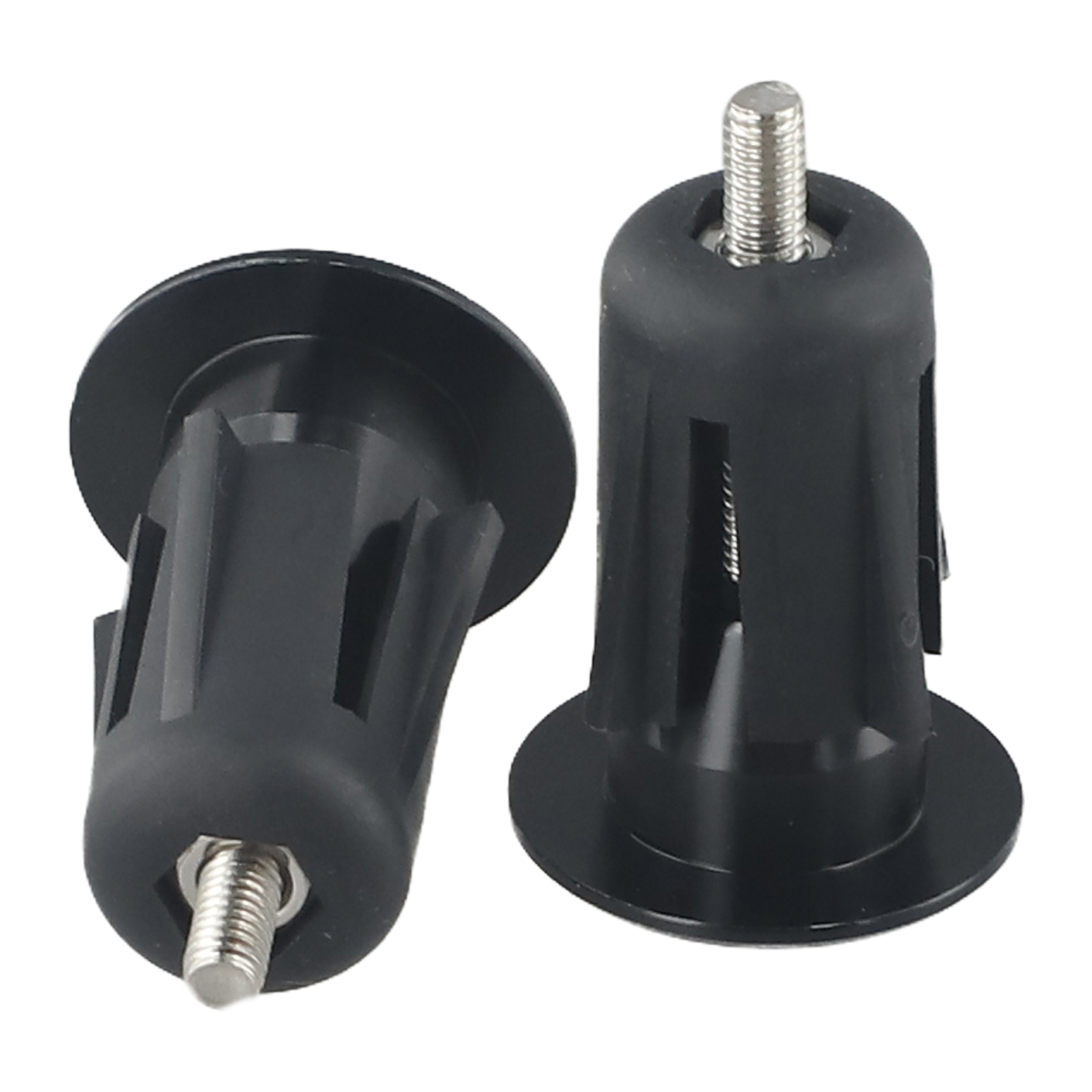 Bloqueo de expansión para bicicleta de montaña, manillar de aleación de aluminio, accesorios para bicicleta, tapones de extremo de barra, accesorios para bicicleta de montaña: Negro