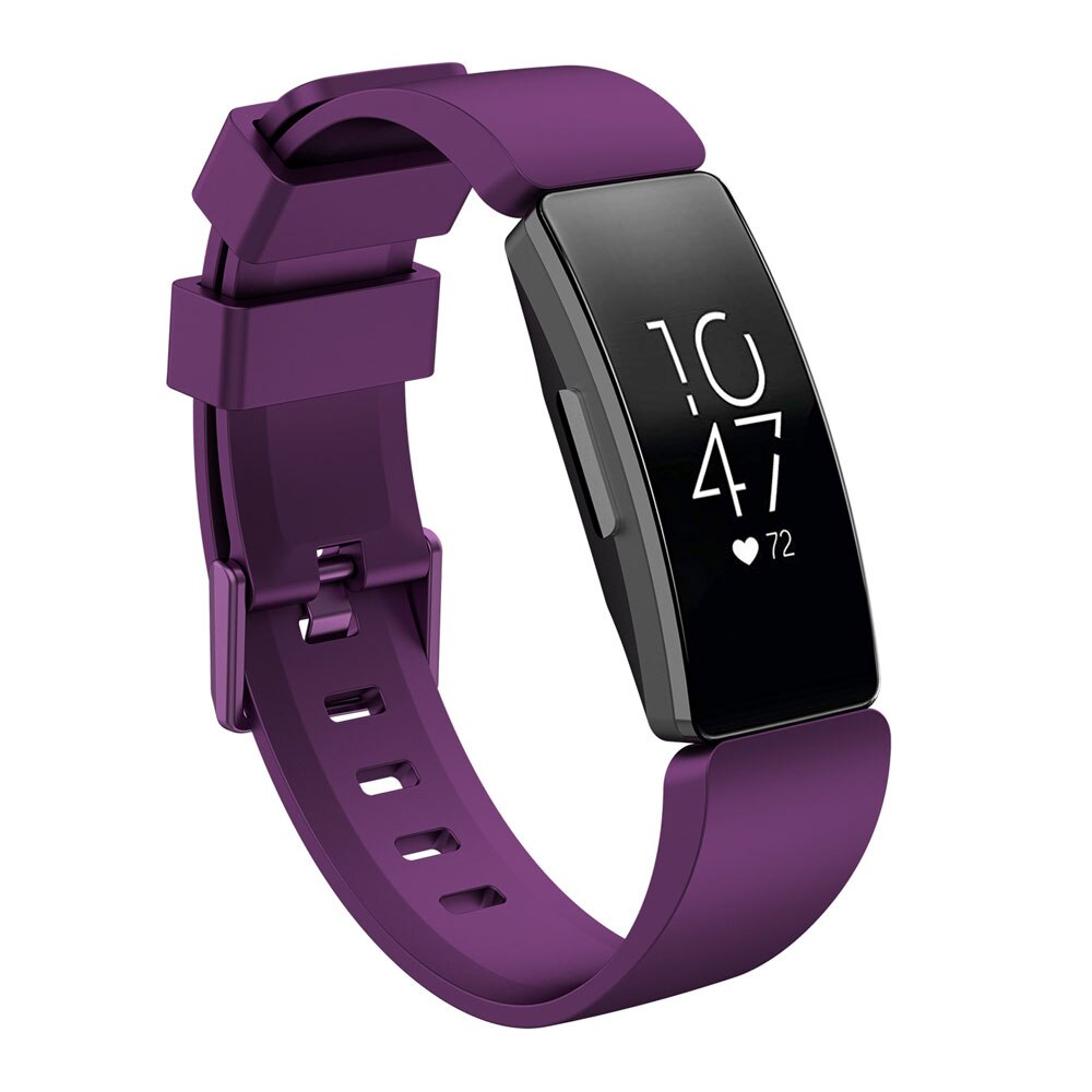 Silikon Sport Band Für Fitbit inspirieren HR Smartwatch Armbinde Ersatz Band Für Fitbit Inspirieren Armbinde Zubehör: Violett / Pro inspirieren S Größe