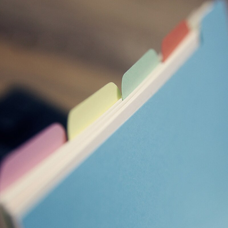 5Pcs Refills 6 Hole Blank Colorful Paper for A5 A6 Loose Leaf Binder Notebook D5QC