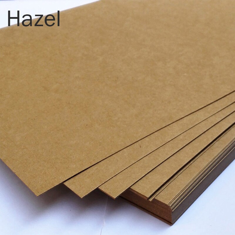 10pcs A4 Size Kraft Paper DIY Blank Postcard Card Paper Scarpbooking Graffiti Greeting Card Black White Card Making Craft Paper: Style 3