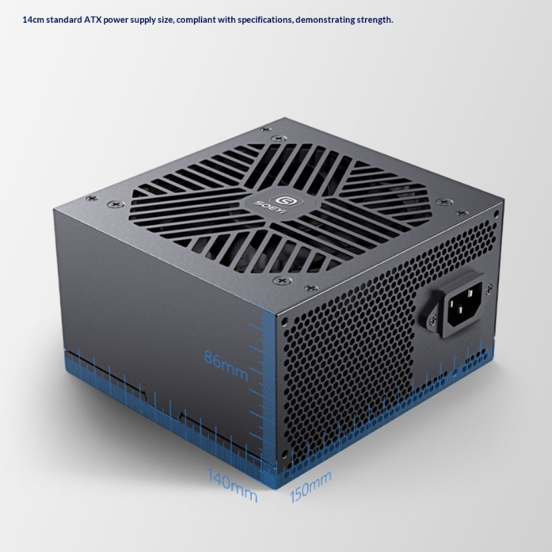 650W PC-Netzteil - Hongkong CapXon + Festkörperkondensatoren, DC-DC, Dual Crystal Forward, Leiser 120mm Lüfter