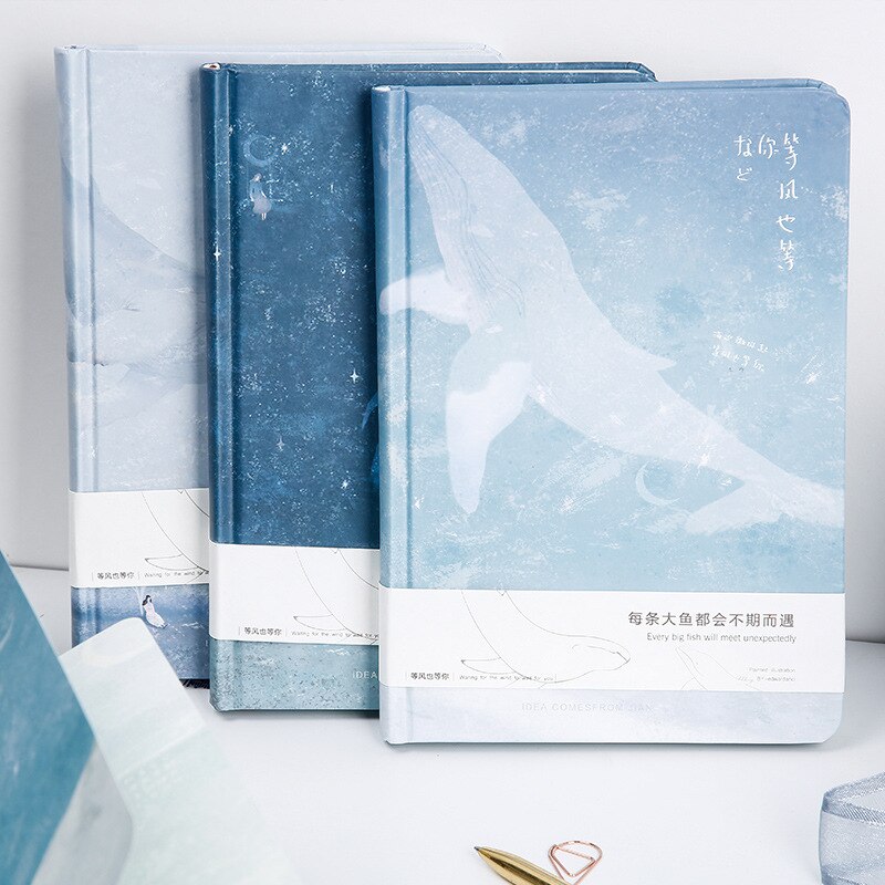 A5 Cute Notebook with Colorful Pages Kawaii Diary Journal for School Office Stationery Painting Sketchbook Notebooks and Journal