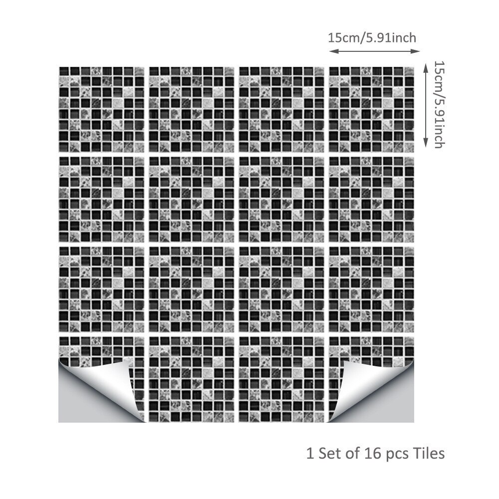 Lot De 15 Autocollants Pour Carrelage 10 X 20 Cm Autocollants Pour