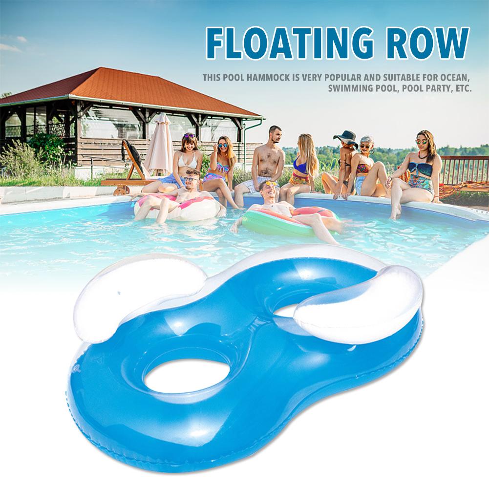 Opblaasbaar Zwembad Float Lounge Stoel Drijvende Rij Zomer Water Speelgoed Voor Kinderen Volwassenen Veilig Te Spelen Sterke Dragende