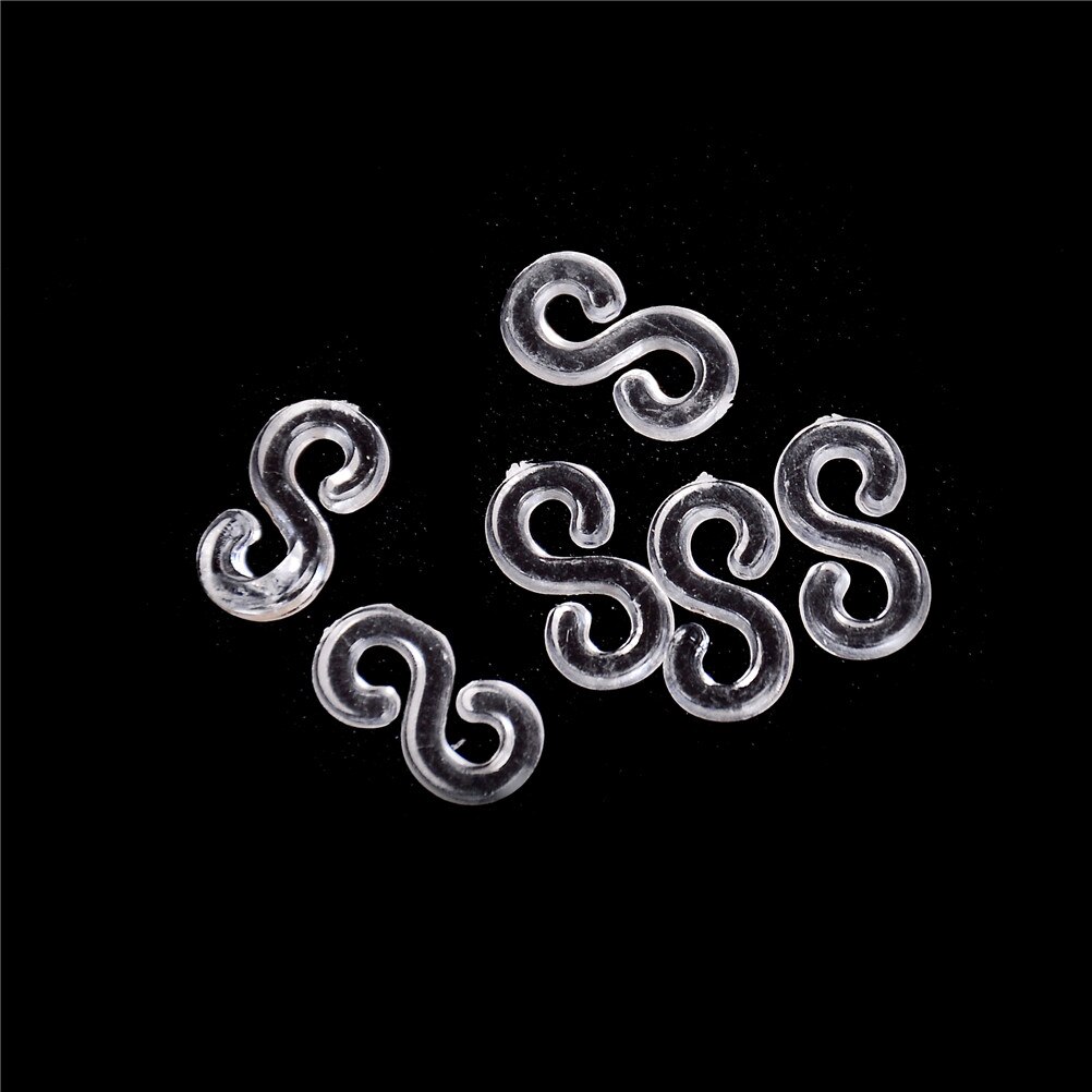 200PCS(10bags) Transparent Loom Rubber Bands Kits S Clips For DIY Loom Bands Bracelet Charms Accessaries