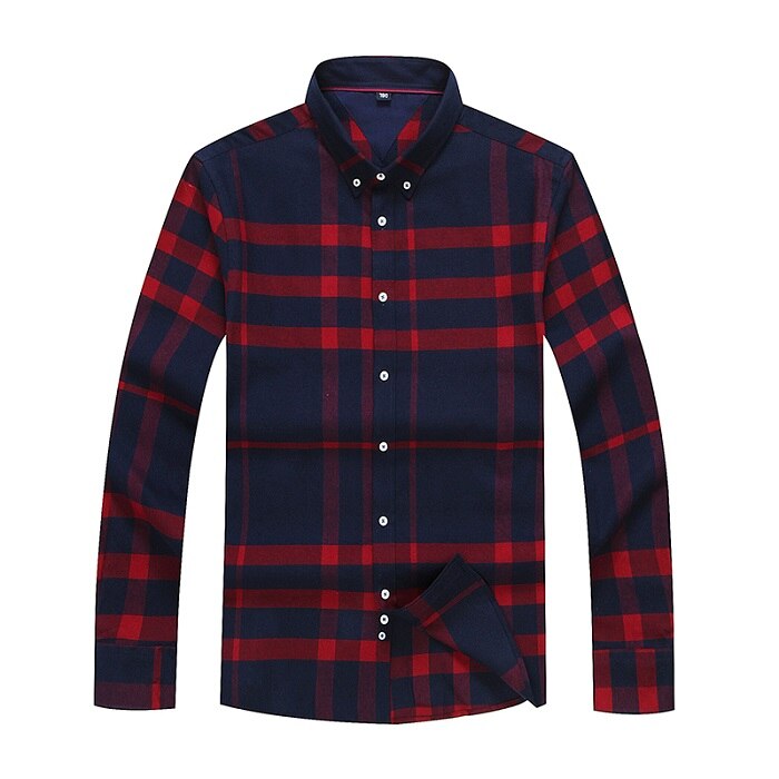 8XL 6XL Neue herren Hemd Langarm Kariertes Hemd Herren Kleid Hemden lässig Geschäft Stil Hemden 100% baumwolle: verrotten / asiatisch Größe 8XL 215