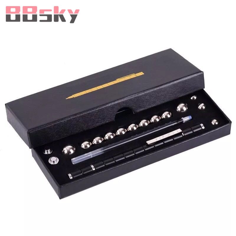 Bbsky magnetische pen metalen variëteit magneet magnetische waterdichte condensator cool play variabele decompressie pen  c338