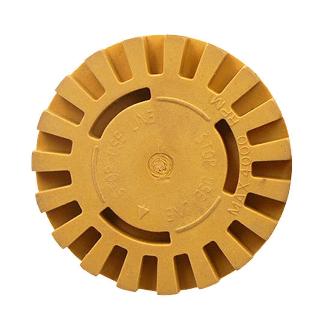 Dissolvant de décalcomanie de roue de polissage 1/4 "outil de suppression de polissage rapide de roue de gomme en caoutchouc de tige pour des autocollants et des décalcomanies de voiture