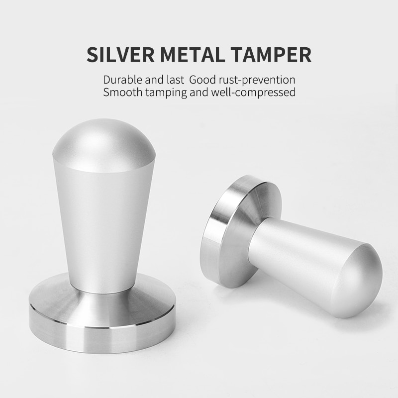 Coffee Press Tool Stainless Steel Based Solid Wooden Handle Coffee Tamper Set Material STAINLESS STEEL