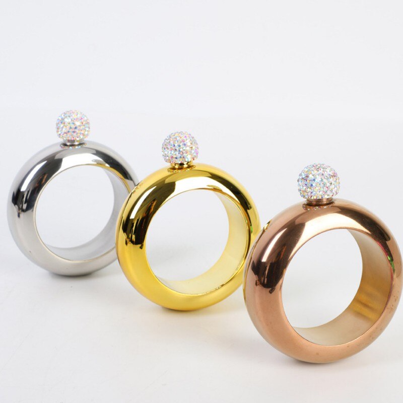 1 PIÈCES En Acier Inoxydable Bracelet Flacons Portable Vin Whisky Pot Pichet Bouteille Cuisine Vin Poche Conteneur