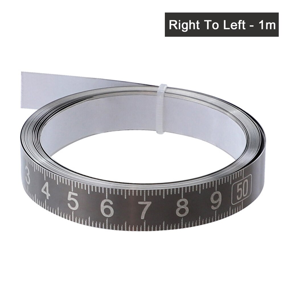 Self Adhesive Portable Easy Read Measuring Tools High Home Stainless Steel With Scale Woodworking Sticky Flat Ruler
