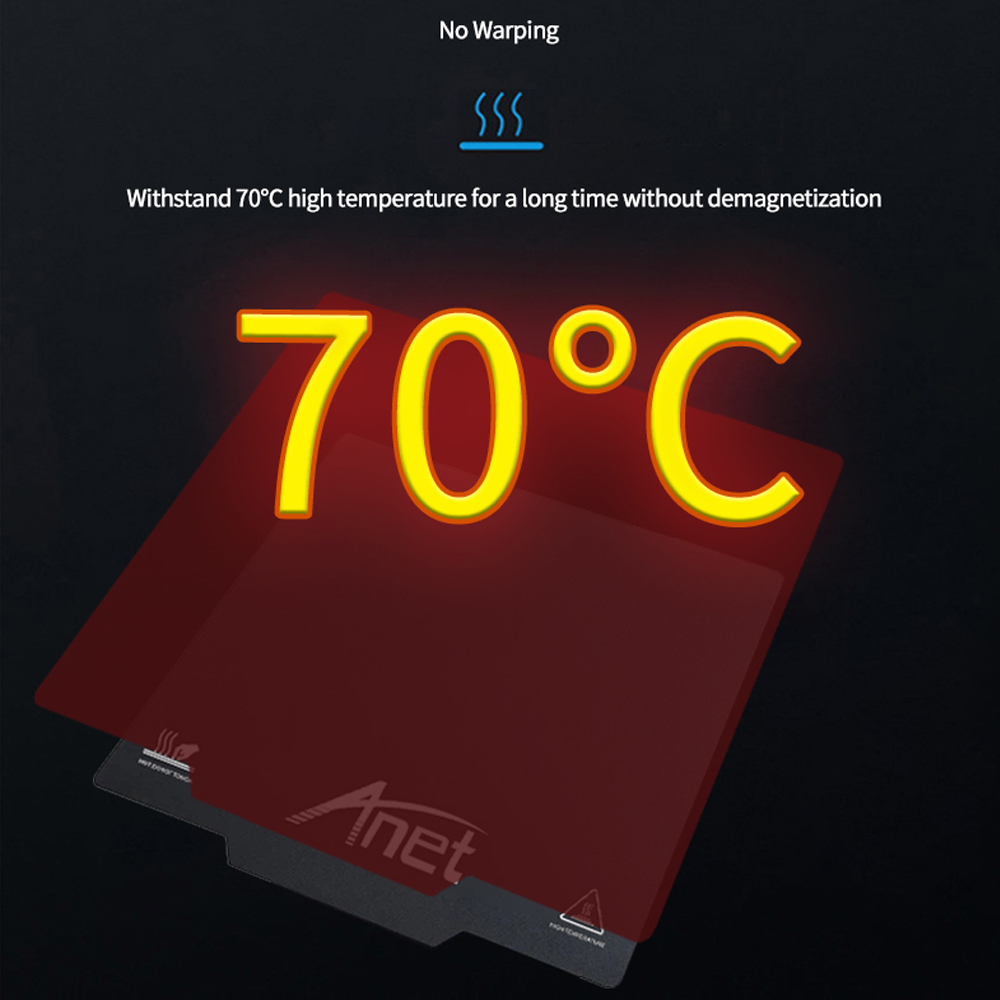 Anet – tapis de Table magnétique , bande autocollante douce pour A8 ET4 Ender 3 CR10 Mage S KP3S, pièces d&#39;imprimante 3D
