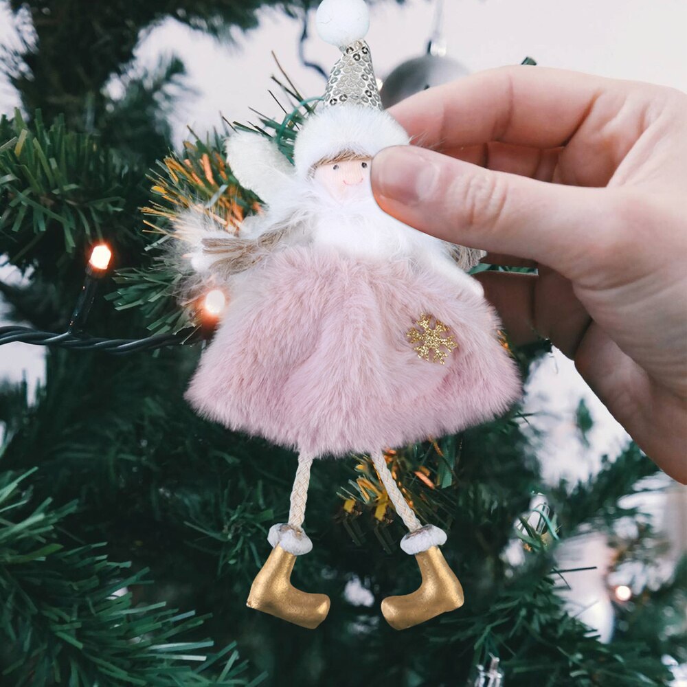 3 Pcs Adorable Angel Christmas Tree Hanging Pendants