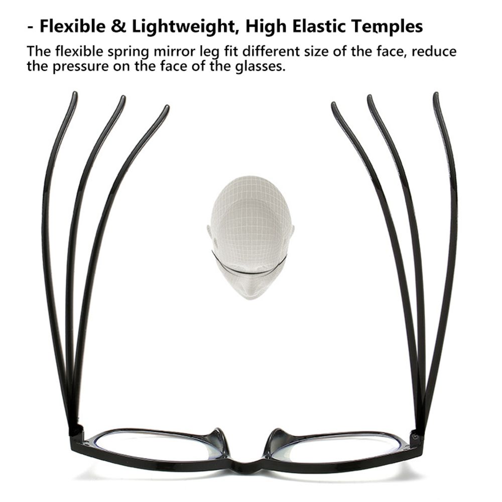 Multifocal Reading Glasses Readers Computer Glasses Progressive Multifocus Glasses for Women &amp; Men Blue Light Blocking