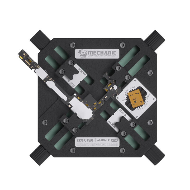 Mechanic Special-Shaped-X Fixture 360° Multi Angle Adjustment Clamp Universal For PCB Board IC Chip Repair Soldering Platform