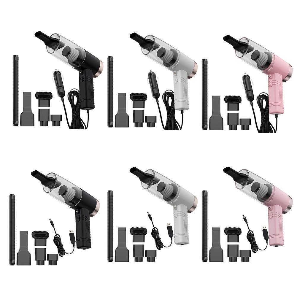 Car high suction vacuum cleaner, wet and dry car small wireless vacuum cleaner with aromatherapy, Car Electronics
