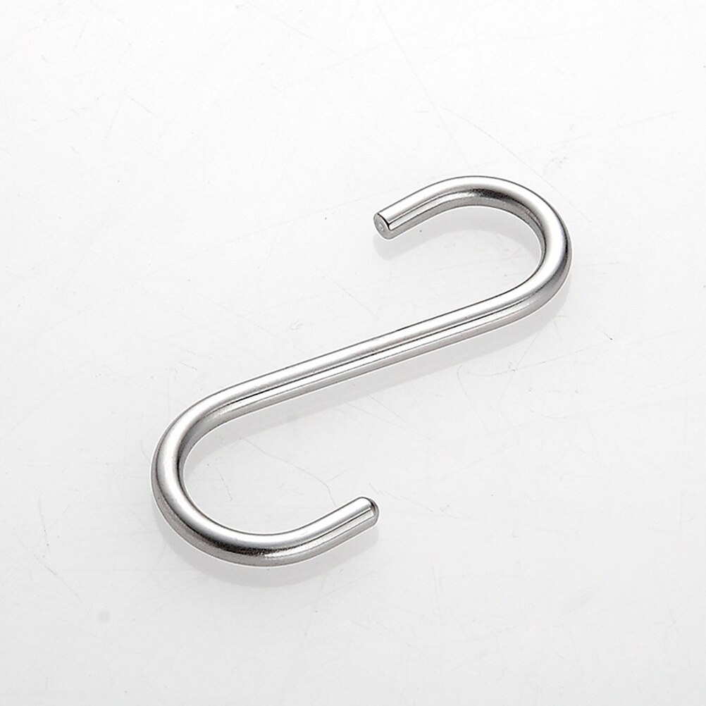 10 stks Rvs S Type Haken multifunctionele Metalen Rij Opknoping Creatieve Keuken Badkamer Huishoudelijke Haken Houder