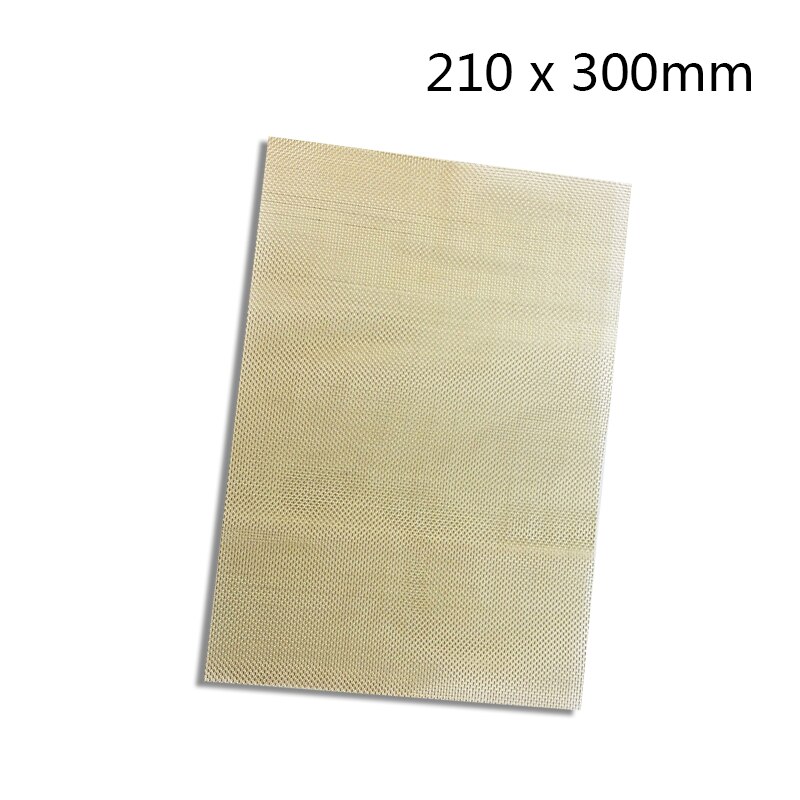 210 x 300mm grof messing geweven gaas 1mm gaten  a4 vellen hoge kwaliteit