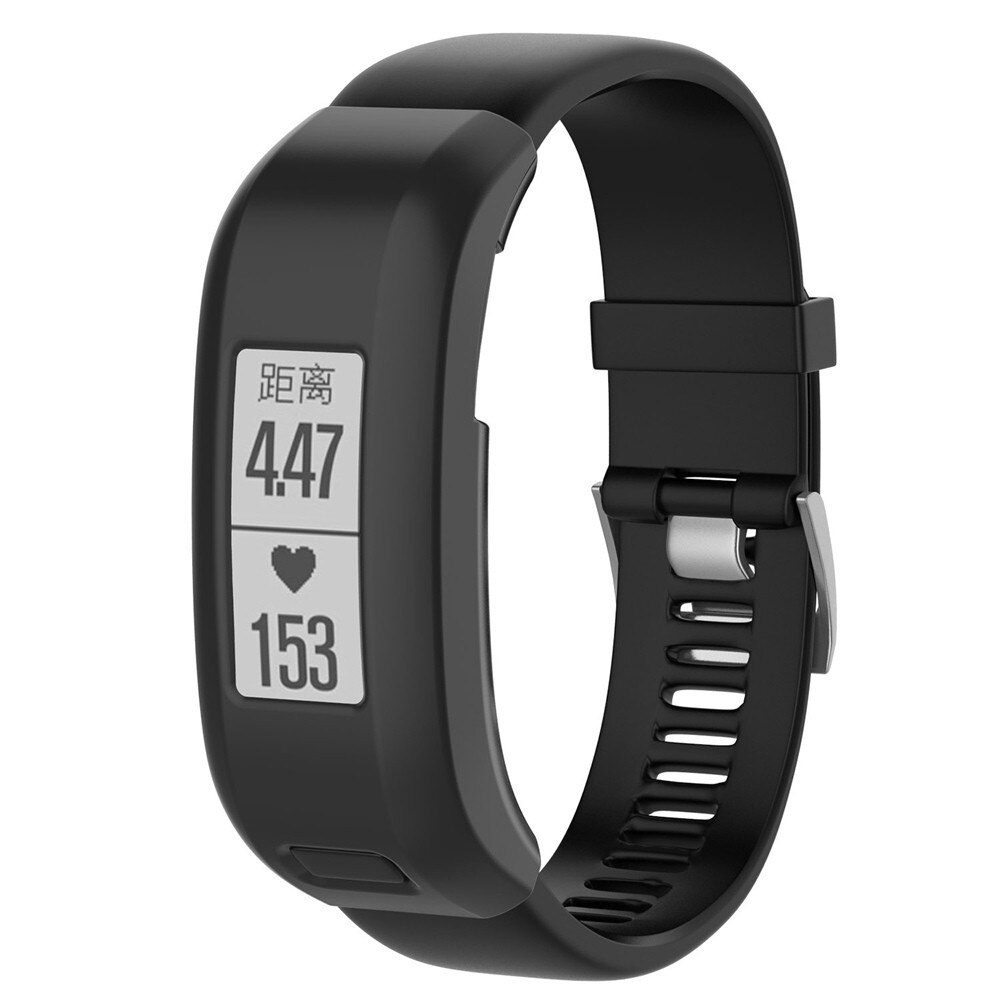 Eieuuk zachte siliconen vervangende band beschermhoes voor de garmin vivosmart hr activity tracker