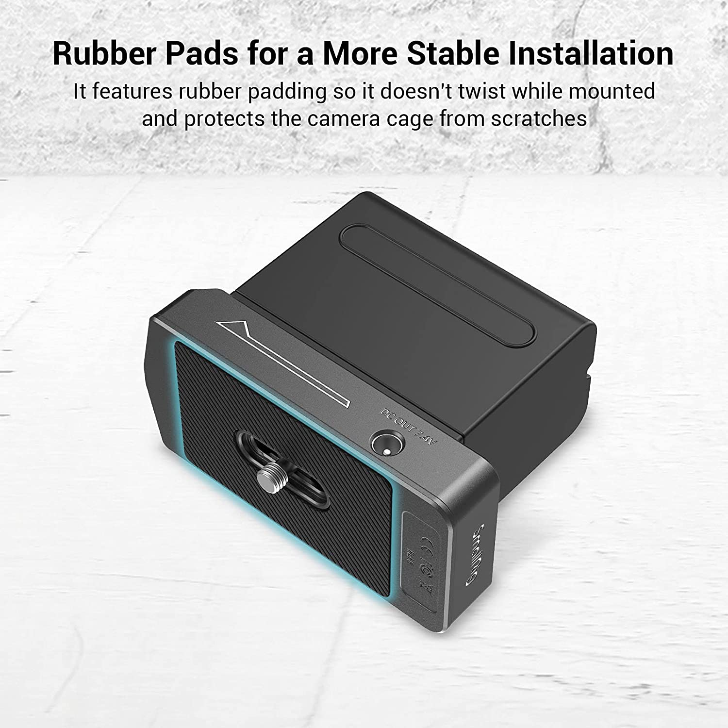 SmallRig NP-F Battery Adapter Plate Lite for BMPCC 4K &amp; 6K ABS Material 3093