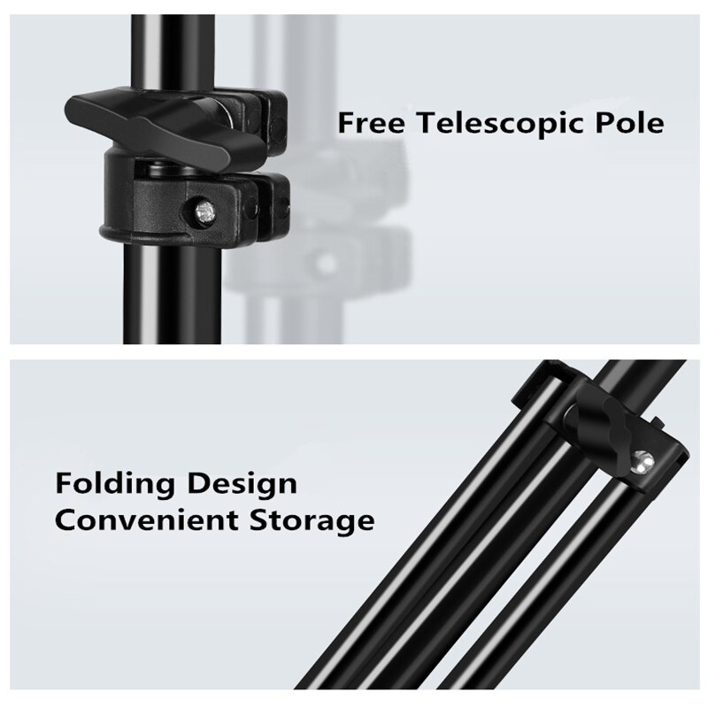 T-Shape Photography Background Frame Holder Photo Backdrop Stands Support System Stands With Clip Clamps For Video Photo Studio