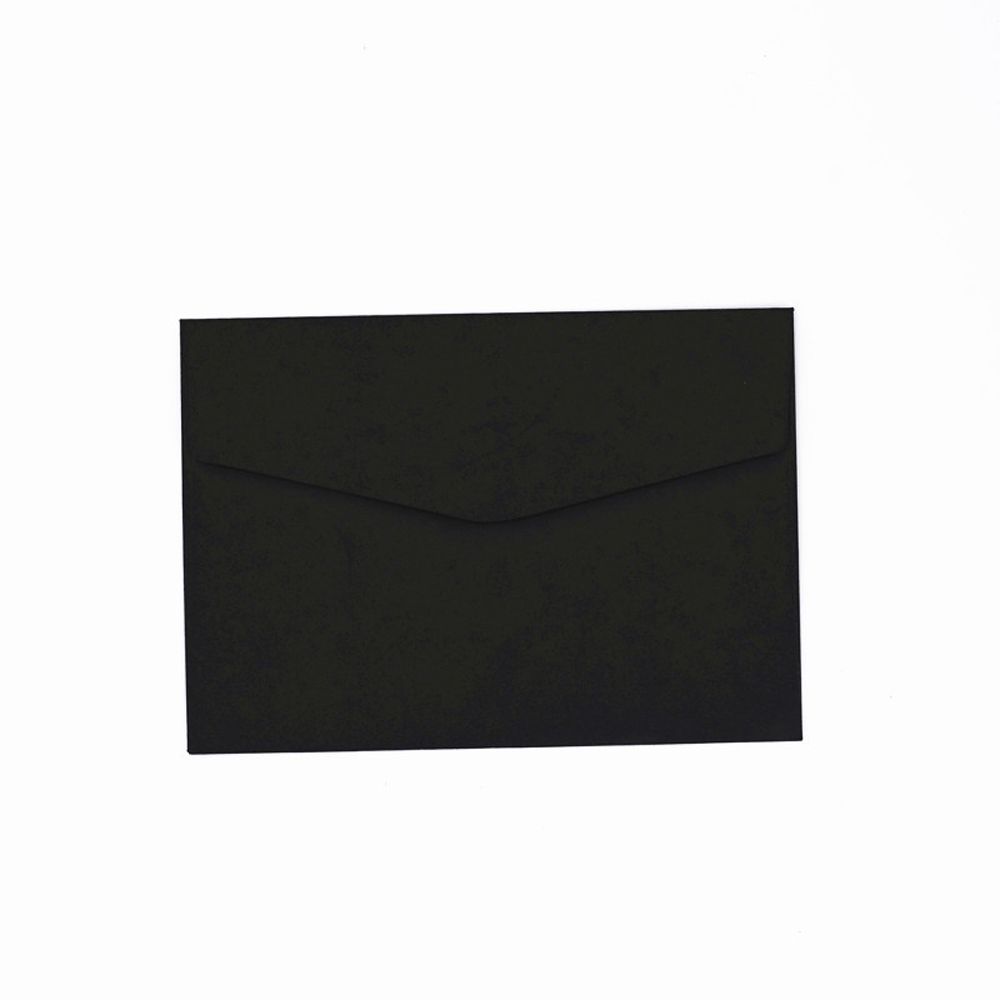 10PCS Color Mini Envelope Membership Card Paper Storage Blank Envelopes ID Card Packing Letter Envelope: black