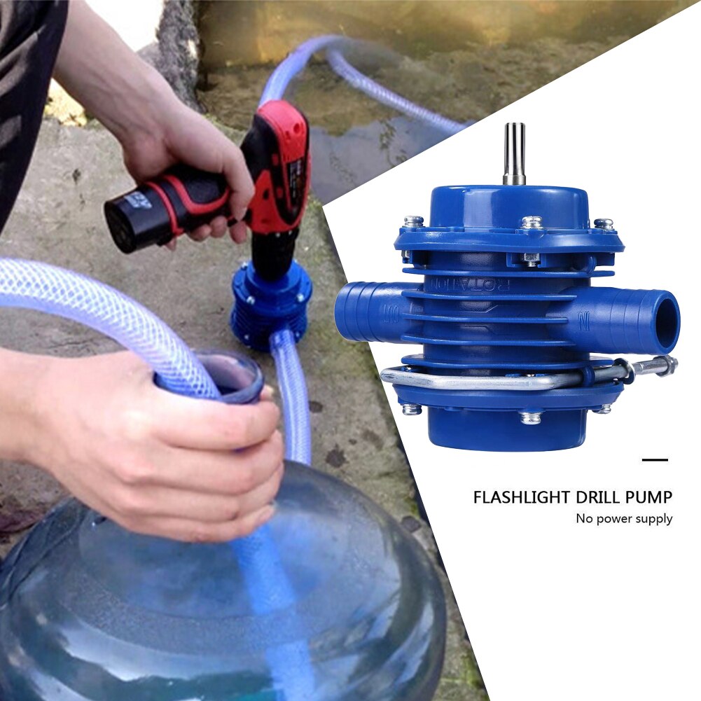 Drill Oil Water Pump Portable Hand Electric Fluid Micro Mini Self-Priming Supplies for Household Garden Accessories