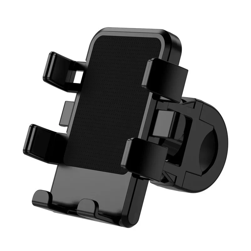 Portacellulare per bicicletta da moto ombrello da esterno parasole antipioggia supporto universale clip per telefono supporto per manubrio per iPhone: nero