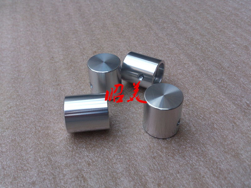 Silber/schwarz Durchmesser 20mm hohe 22mm Zylindrischen Alle aluminium feste audio verstärker volumen Potentiometer knopf