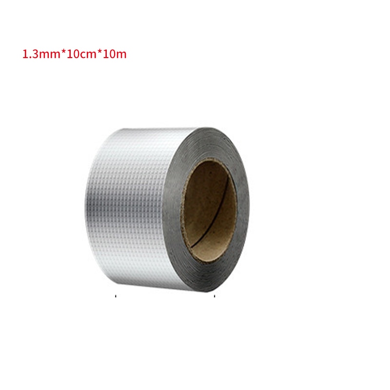 Waterproof Duct Tape Butyl Super Fix Repair Wall Crack Thicken Butyl Tape Thermal Resist Duct Repairs: 1mmX10cmX10m