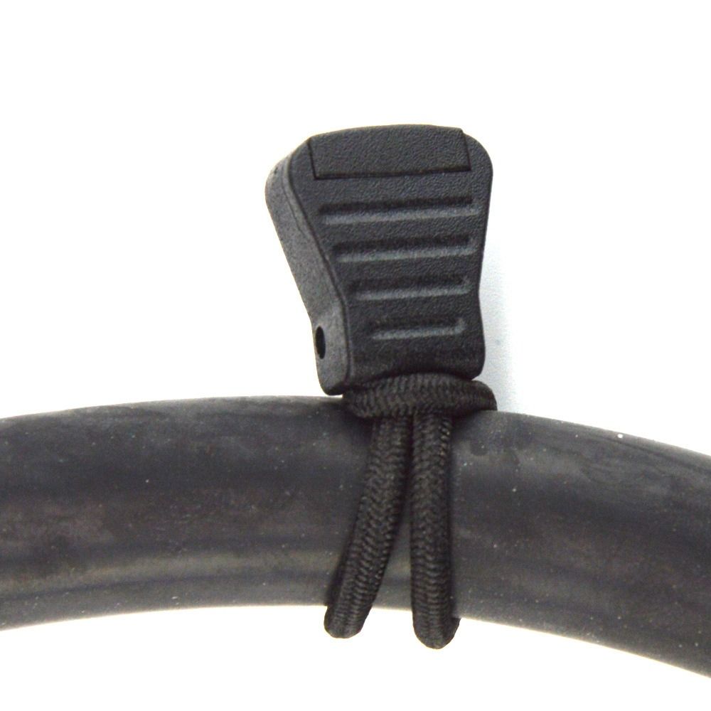 S6N7 buceo snorkel cuerda elástica cuerda de fijación elástica cuerda de buceo retenedor de manguera de buceo piezas de buceo cuerda de retención de manguera