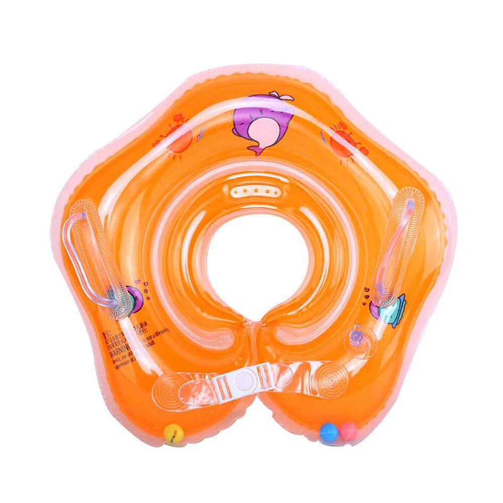 Baby Zwembad Ring Veiligheid Baby Float Seat Leuke Opblaasbare Zwemmen Ring Float Seat Zwemmen Cirkel Voor Baby Peuters Zwembad bad: Oranje