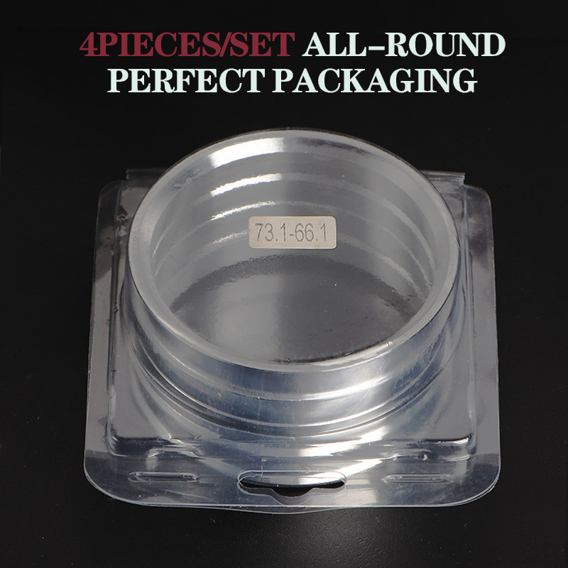 4 delar/set aluminium navringar nav centrerade ringar hjulhål 67.1-73.1 64.1-73.1 56.1-73.1 57.1-73.1 60.1-73.1 66.1-73.1mm