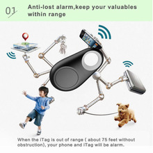 Draadloze Bluetooth Anti Verloren Tracker Alarm Key Kind Huisdier Finder GPS Locator Twee manier Finder Pet Alarm Stijl Zelf timer