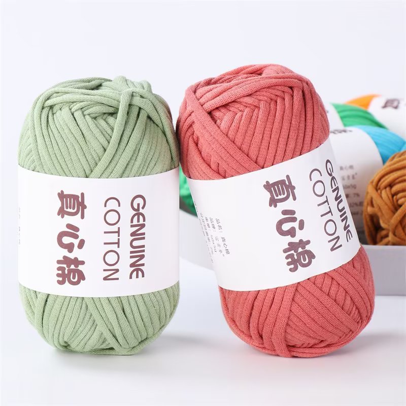 50g Genuine Cotton Yarn Beginner Crochet Yarn Easy To Use Cotton yarn for Hand Knitting Weaving DIY Scarves Blankets Hat Clothes