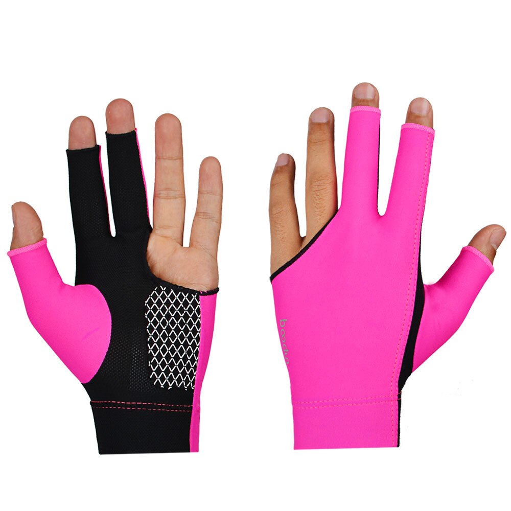 Billiards Three Finger Gloves Snooker Glove Special High Grade Fingerless Billiard Gloves Sports Equipment 3 Colors