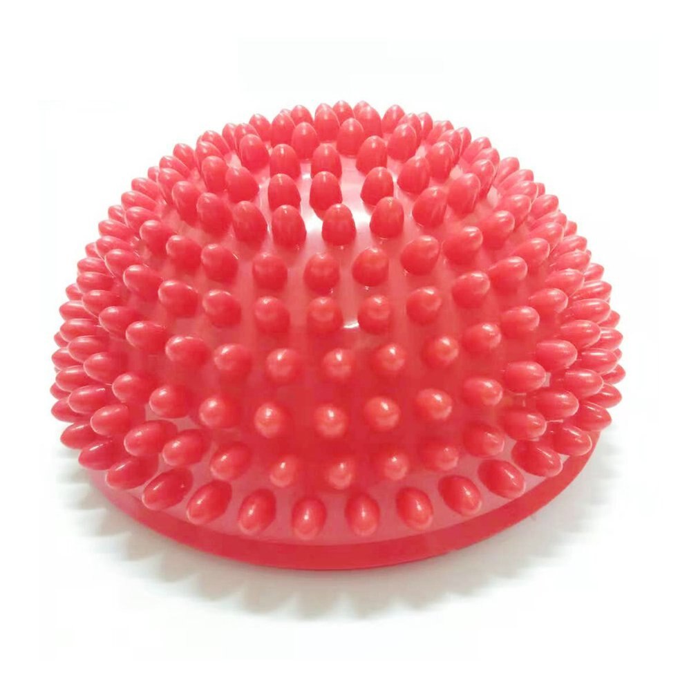 Gonflable Pvc Yoga L'hémisphère Durian Pied Boule Boule de Massage De Remise En Forme de Yoga Relaxation Musculaire Semi-Circulaire Pied Boule de Massage